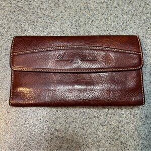 Dooney & Bourke Florentine Rich Brown Leather Wallet